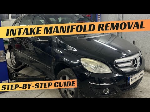 Видео: Замена впускного коллектора Mercedes B-Class W245 B150 B160 B170 B180 B200