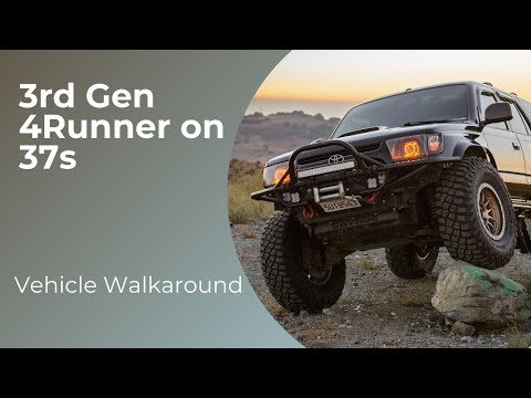 Видео: 4Runner 3-го поколения на 37-дюймовых дисках — трутся ли? Обзор моего Toyota 4Runner 2001 года.