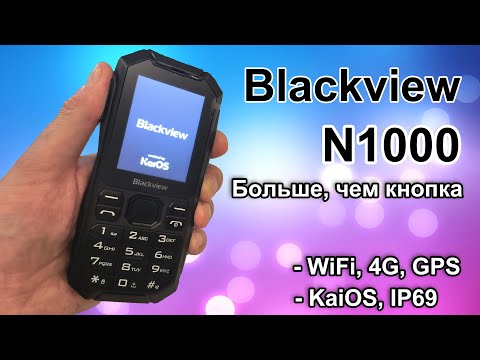 Видео: Blackview N1000 - Обзор. Защищенный телефон с 4G и KaiOS