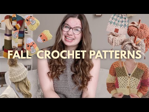 Видео: 11 уютных БЕСПЛАТНЫХ схем вязания крючком на осень🍂🧶 | свитера, тыквы, шапки, тыквы