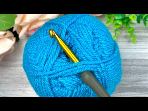 Видео: ВЫ ДОЛЖНЫ УВИДЕТЬ этот НОВЫЙ узор крючком! Симпатичная и простая вязка крючком для начинающих