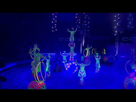 Видео: Hula Hoop на шарах. Цирковое шоу Гии Эрадзе «Песчаная сказка»