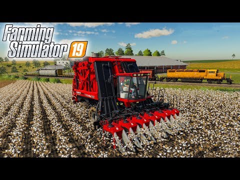 Видео: УДИВИТЕЛЬНЫЙ КОМБАЙН ДЛЯ УБОРКИ ХЛОПКА В FARMING SIMULATOR 19