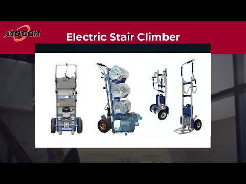 Видео: Тележка аккумуляторная для подъёма груза по ступенькам.