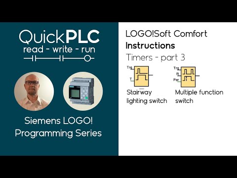 Видео: LOGO! Таймеры 3 | Лестничное освещение | Многофункциональность | Программирование ПЛК Siemens