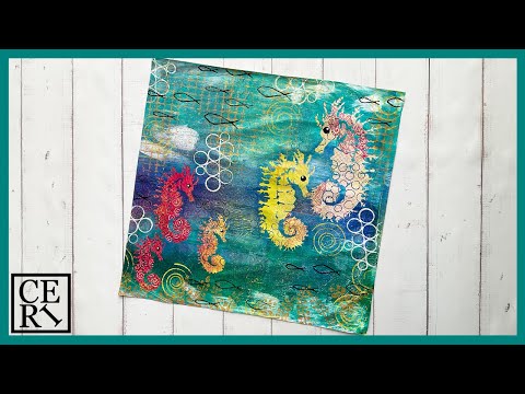 Видео: Повторный принт гелевой маски «Морской конек»