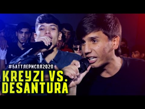 Видео: BATTLE! Desantura vs. Kreyzi / БАТТЛЕРИ СОЛ 2020 1.16 (RAP.TJ)