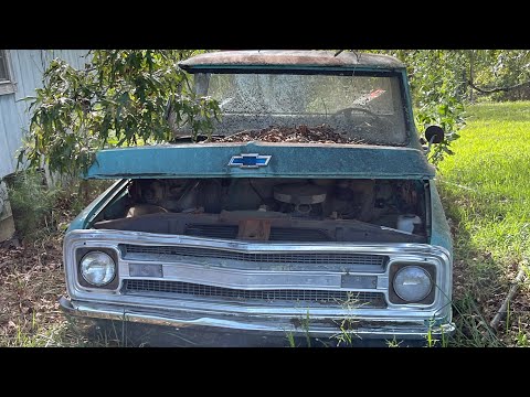 Видео: Будет ли он работать и ездить спустя 30 лет? Грузовик Chevrolet 1969 года.