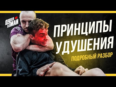 Видео: Принципы удушения / Как работает удушение  / Четыре варианта удушения со спины / Rear naked choke