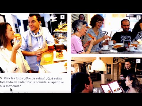 Видео: Уроки испанского А2 6.8. В ресторане, в кафе. Аудирование.