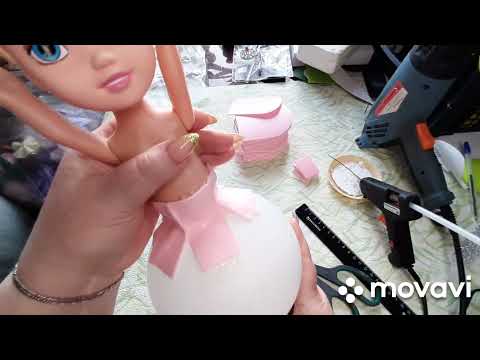 Видео: кукла светильник #изолон #фоамиранцветымастеркласс #
