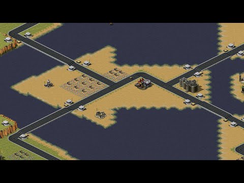 Видео: Red Alert 2 | Месть Юрия | 7 на 1 — сверхсложная карта с ИИ — случайный режим — стрелки