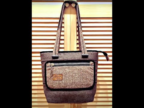 Видео: Стильна, зручна, гарна сумка з пальто твідового / tweed bag / 2020 /