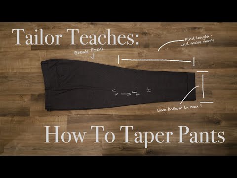 Видео: Как сделать брюки стройнее