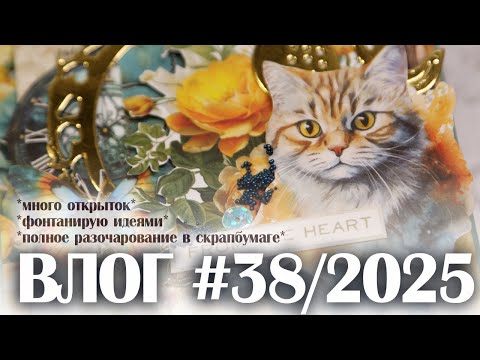 Видео: РАЗНО-ВЛОГ #38/2025: много открыток, много вязальных идей и разочарование в новой скрап-бумаге