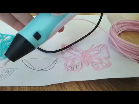 Видео: Как пользоваться и делать фигурки 3d ручкой 😘.