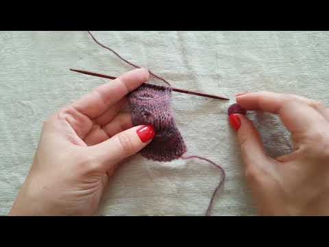 Видео: Горизонтальные и вертикальные петли спицами