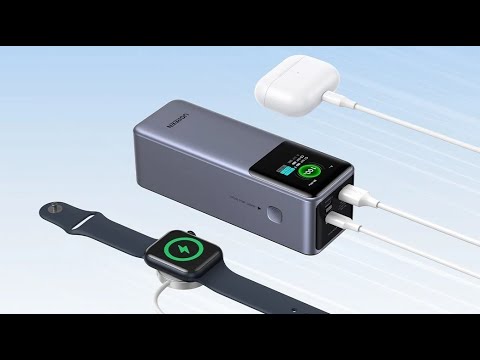 Видео: UGREEN Nexode 200W Power bank Aliexpress UGREEN повербанк с Алиэкспресс Внешний аккумулятор 25000мАч