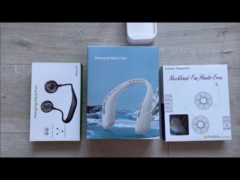 Видео: Best Portable Neck Fan 🔥Вентилятор на шею ☀️Новый тренд этого Лета