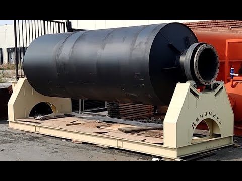 Видео: Перегонка отработки в роторной установке пиролиза