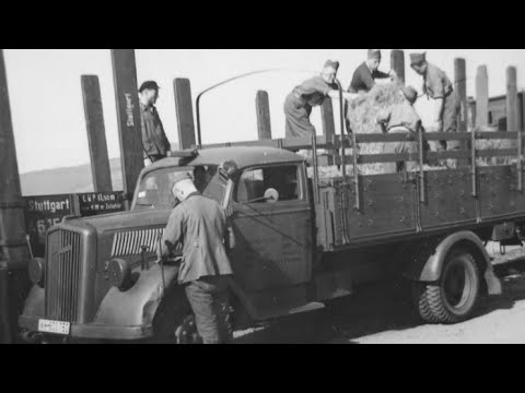 Видео: Немецкие экипажи испытали захваченный грузовик GMC и обнаружили, что он может перевозить в три ра...