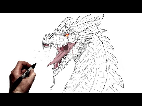 Видео: Как нарисовать дракона | Шаг за шагом