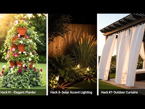 Видео: 10 гениальных трюков с деревьями, которые помогут создать РОСКОШНЫЙ садовый оазис при ограниченно...