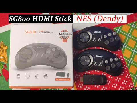 Видео: SG800 HDMI Stick 2 in 1 - Игры Dendy (NES) [Консоль с AliExpress]