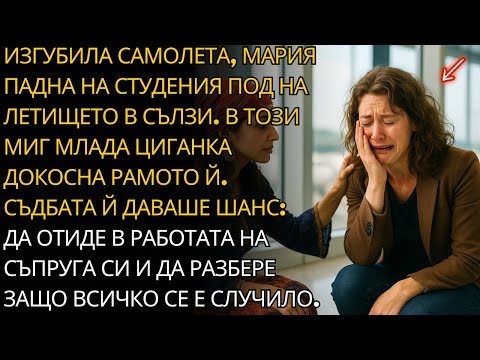 Видео: ИЗГУБЕН ПОЛЕТ, ТЯ ПАДНА НА СТУДЕНИЯ ПОД НА ЛЕТИЩЕТО В СЪЛЗИ, ДОКАТО РЪКА ДОКОСНА РАМОТО.
