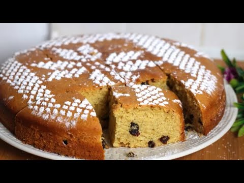 Видео: Фануропита - как приготовить пушистый веганский (постный) торт