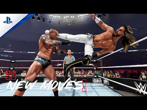 Видео: WWE 2K25 — Ещё 30 новых движений, которые ты обязан увидеть!🔥