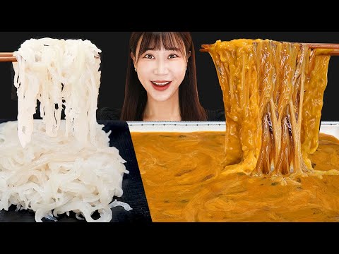 Видео: Sashimi Noodle 🦑 + морской огурцы Intins MUKBANG