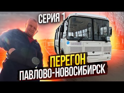 Видео: Перегон Автобуса ПаЗ Павлово-Новосибирск Серия 1