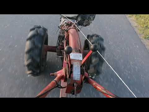 Видео: Мотоблок Мтз | Максимальная скорость.