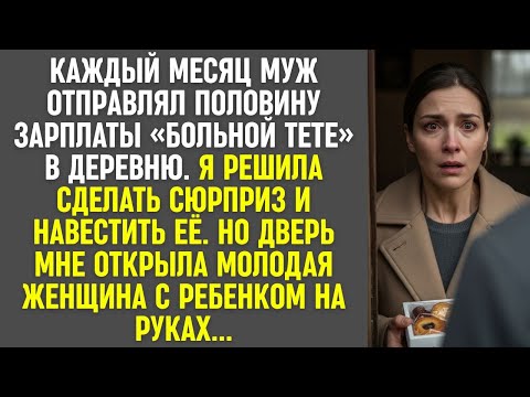 Видео: Муж отправлял деньги «тёте», но когда я приехала, дверь открыла молодая женщина с ребёнком.
