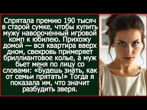 Видео: Спрятала премию в старой сумке, чтобы купить мужу игровой комп к юбилею. Прихожу, а свекровь