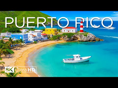 Видео: Пуэрто-Рико 8K UHD — остров очарования с золотыми пляжами и вечным карибским спокойствием