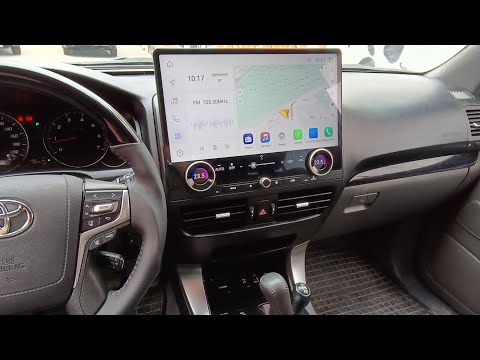 Видео: Огромный Big Screen экран 16,8", Toyota Prado 120 и Lexus GX470 магнитола