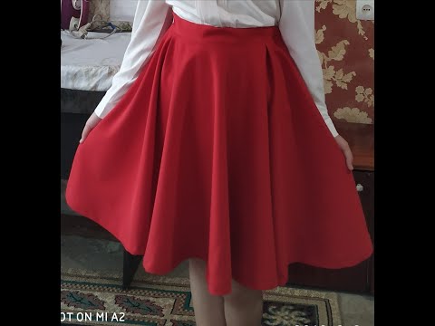 Видео: Солнце юбканы тігу 1