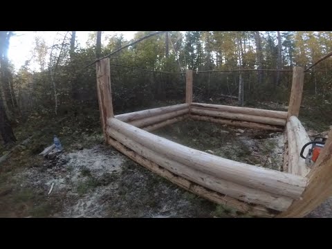 Видео: В КЕЖМУ СТРОИТЬ ИЗБУШКУ  (часть 1)