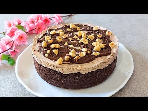 Видео: Торт-мороженое с нутеллой! Тает во рту! Это лучший торт в мире!