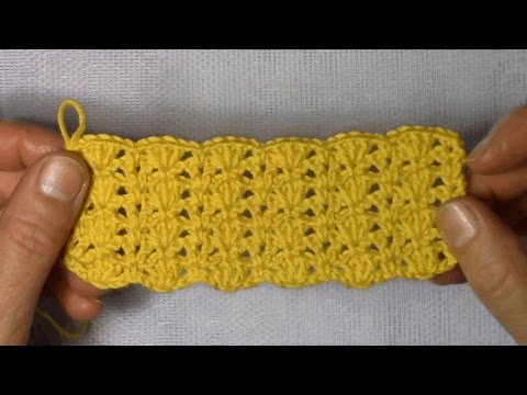 Видео: Плотный узор крючком