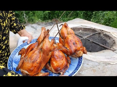 Видео: Курица в тандыре по-таджикски (Chicken in tandoor in Tajik)