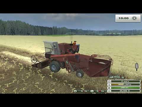 Видео: FarmingSimulator 2013.Карта :Бухалово.Уборка пшеницы.Серия 18.
