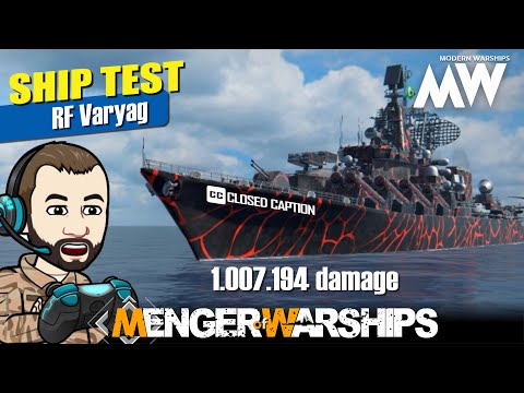 Видео: RF Varyag, испытания вооружения и обращение с крейсером 3-го класса | MODERN WARSHIPS