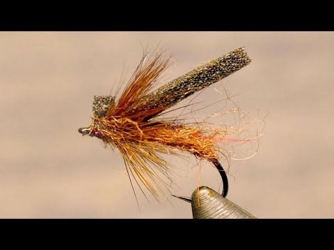 Видео: Flip Flop Dry Fly Variant. Сухая мушка из пенки