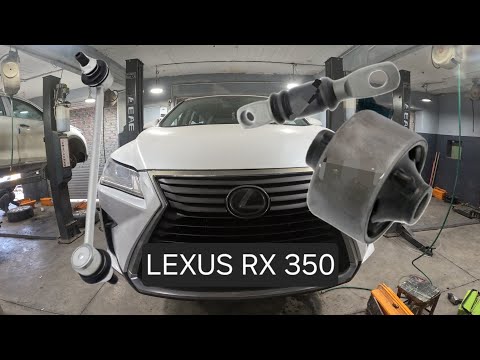 Видео: замена втулки рычага - тяга стабилизатора .. lexus rx 350 #подвеска #ходовая