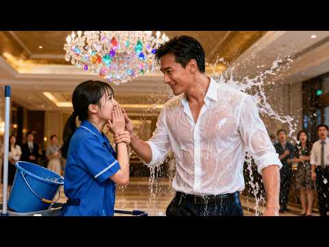 Видео: Президент влюбился в уборщицу, потому что она пролила на него воду.