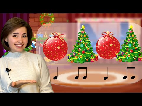 Видео: РИТМ "НОВЫЙ ГОД" Ритмическое упражнение для детей. Длительность нот. Речь ребенка
