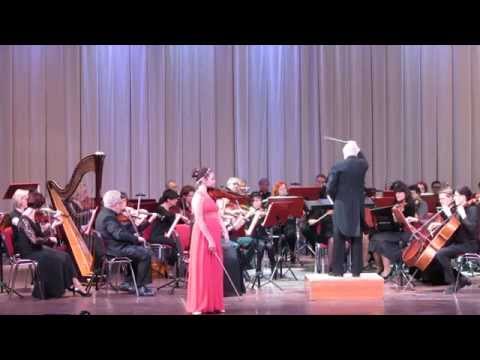 Видео: Анастасия Жукова Гайдн, концерт соль мажор I часть 2015 год